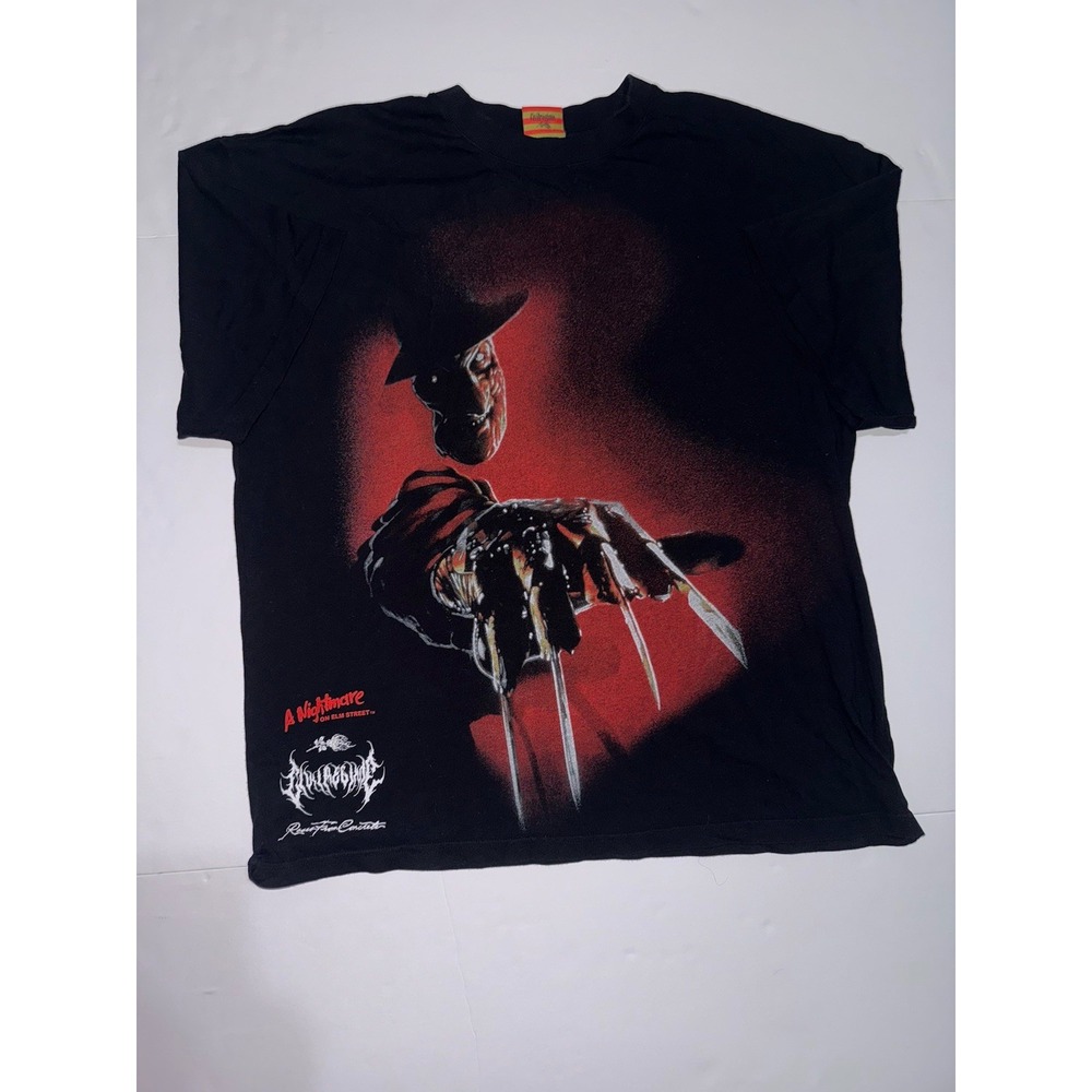 Civil Regime A Nightmare on Elm Street Freddy Krueger Roses T-Shirt Black XL